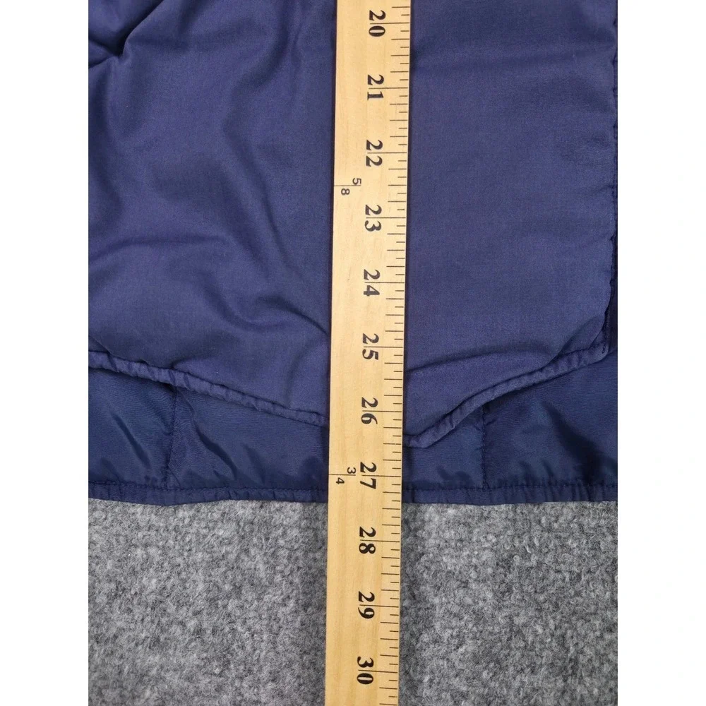 Vintage Eddie Bauer Downlight Vest Mens Large Navy Blue Goose Down Puffer 90s